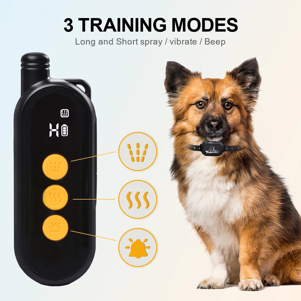 Spray dog outlet training collars